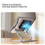 Βάση Laptop με Ανεμιστήρα USB Ρυθμιζόμενη για 11″-17″ J41 - Image 3
