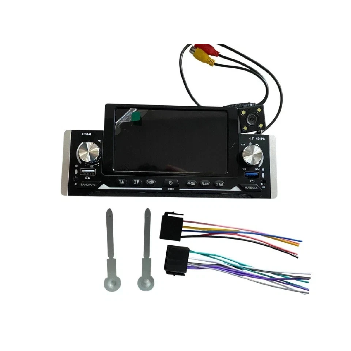 1 DIN Car Radio Bluetooth με Οθόνη IPS HD 4,5" Touchscreen, USB, AUX & Mirror Link – Generic 4501AI - Image 5