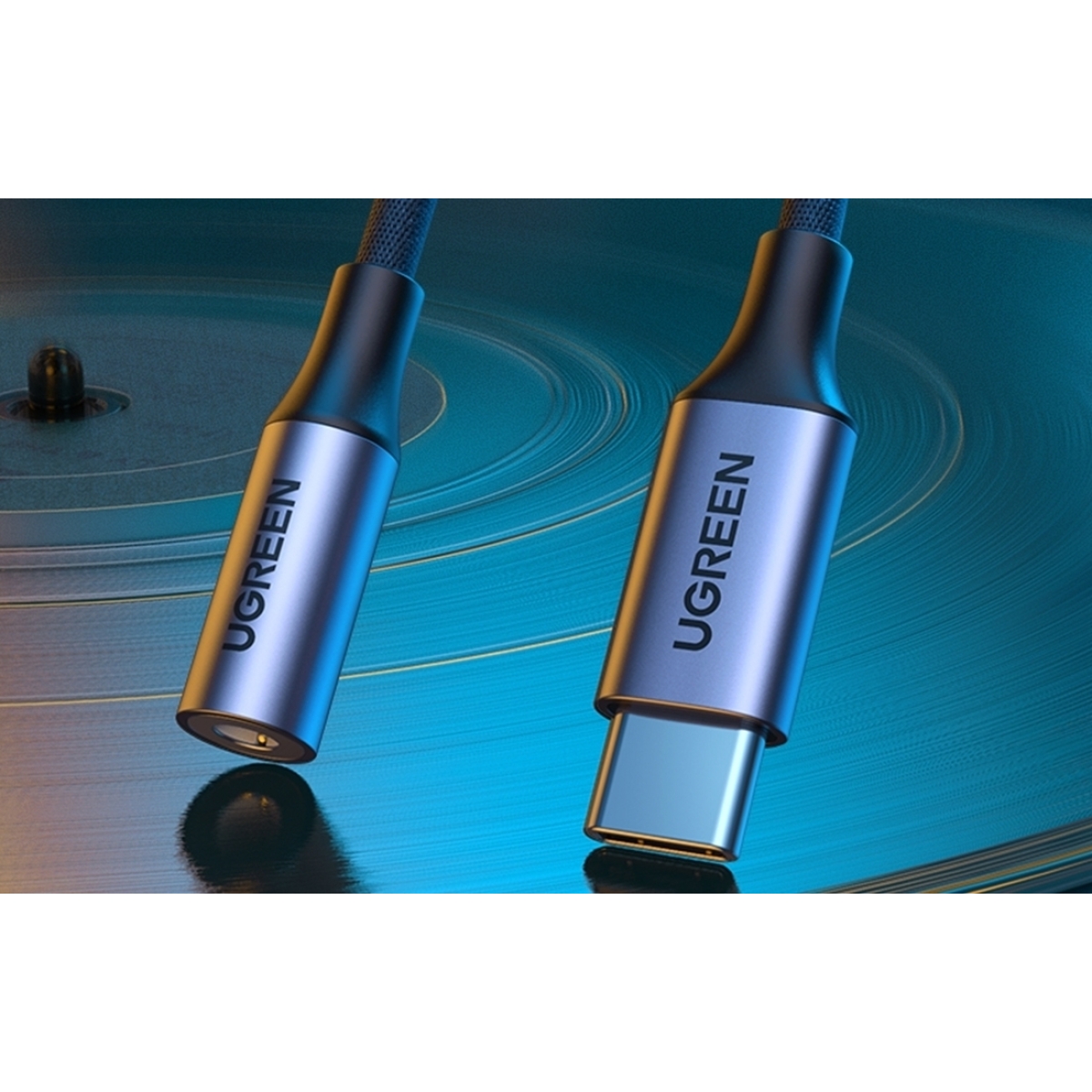 Ugreen Μετατροπέας USB-C male σε 3.5mm female Γκρι 80154 - Image 3