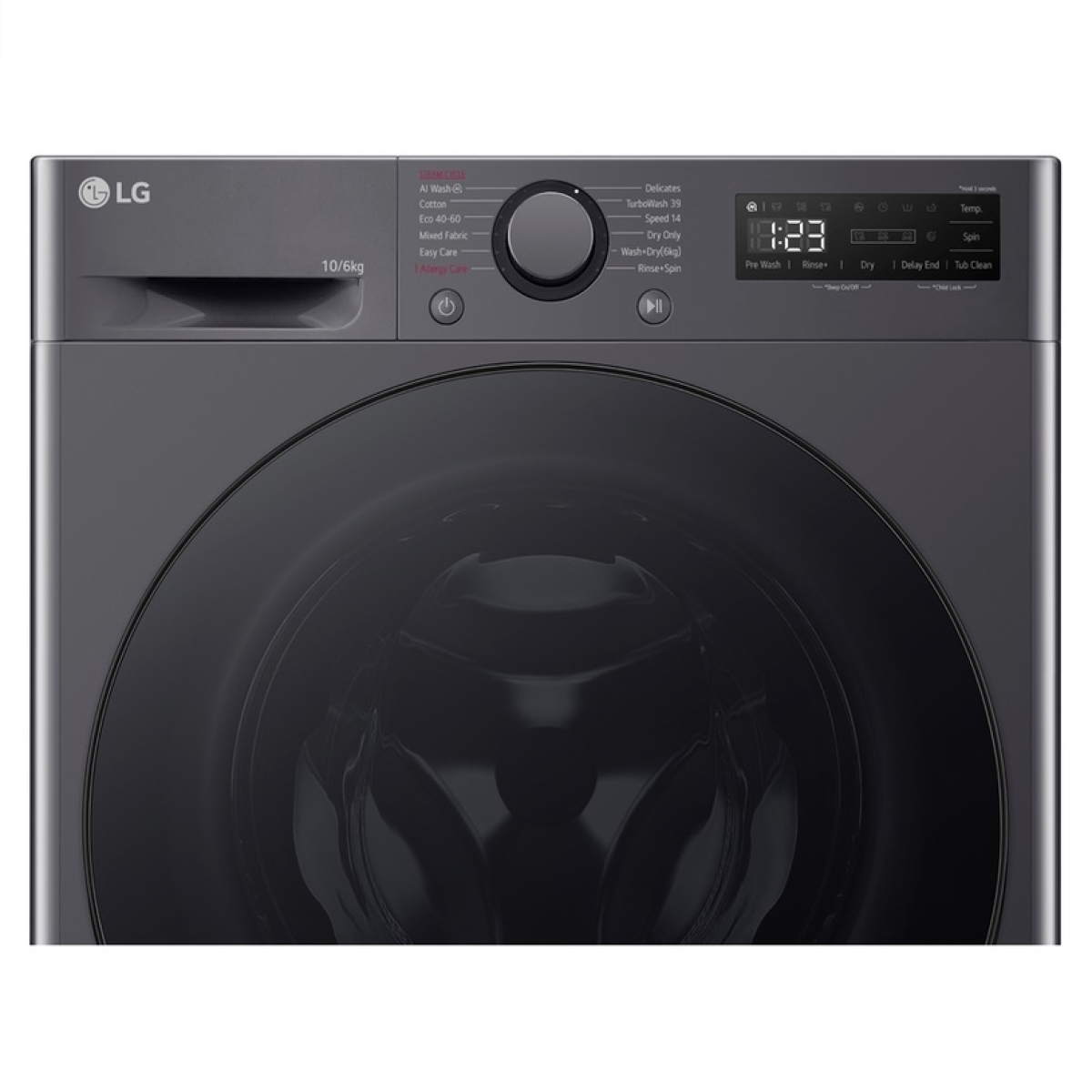 LG Πλυντήριο-Στεγνωτήριο Ρούχων 10kg/6kg Ατμού 1400 Στροφές F4DR510S2M - Image 3