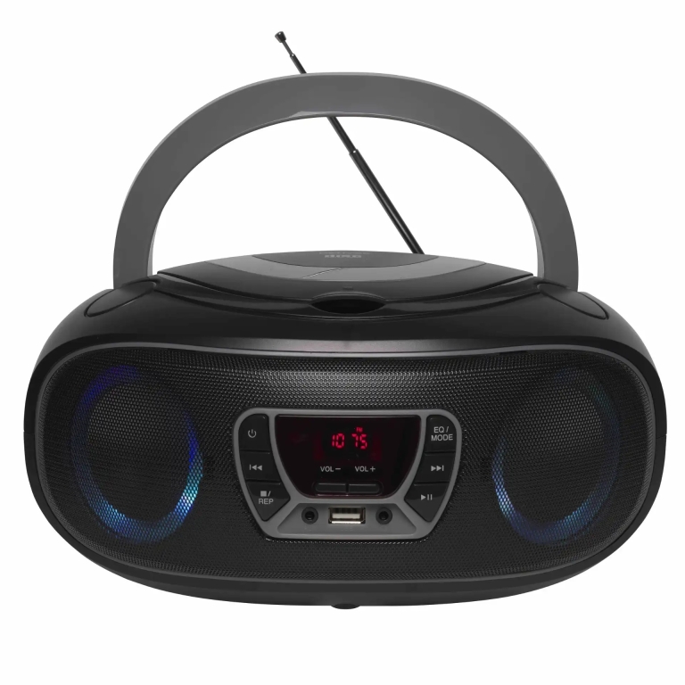 Denver Φορητό Ηχοσύστημα με Bluetooth / CD / USB / Ραδιόφωνο / AUX-In Σκούρο Γκρι TCL-212BTGR GREY