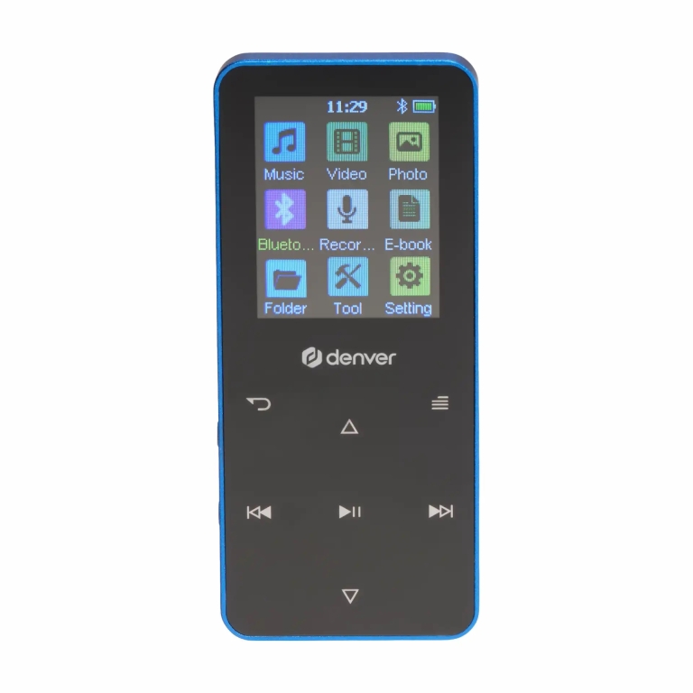 Denver MP4 Player (4GB) Bluetooth με Οθόνη 1.8" Μπλε MP-1830BU BLUE