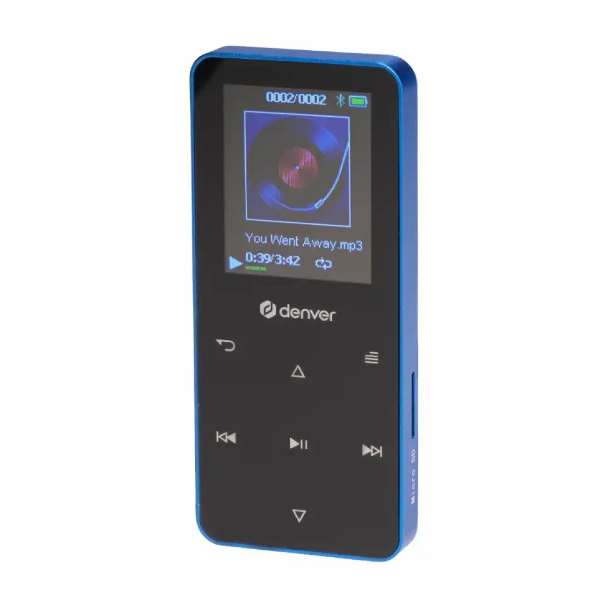 Denver MP4 Player (4GB) Bluetooth με Οθόνη 1.8" Μπλε MP-1830BU BLUE - Image 4