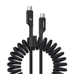Baseus Charging Spiral USB 2.0 Cable USB-C male - USB-C 100W PD Μαύρο 1m P10320203111-00