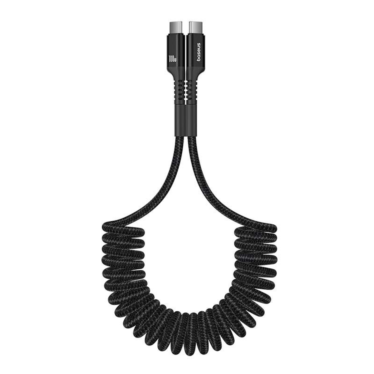 Baseus Charging Spiral USB 2.0 Cable USB-C male - USB-C 100W PD Μαύρο 1m P10320203111-00 - Image 3