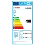 Bosch Φούρνος άνω Πάγκου 71lt χωρίς Εστίες Π59.4εκ. Inox HBA534ES3 - Image 2