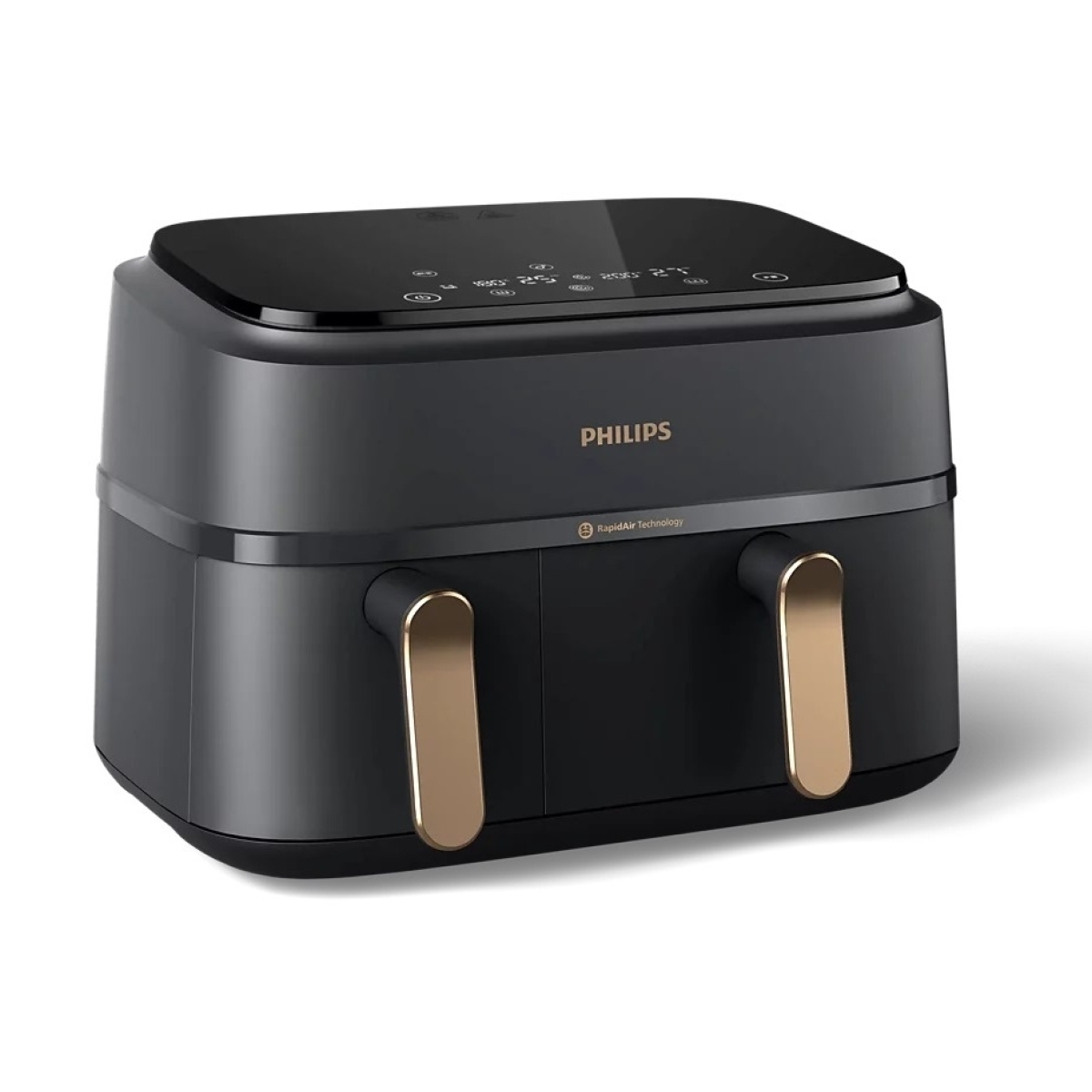 Philips Air Fryer με Διπλό Αποσπώμενο Κάδο 9lt Μαύρο NA352/00 - Image 2