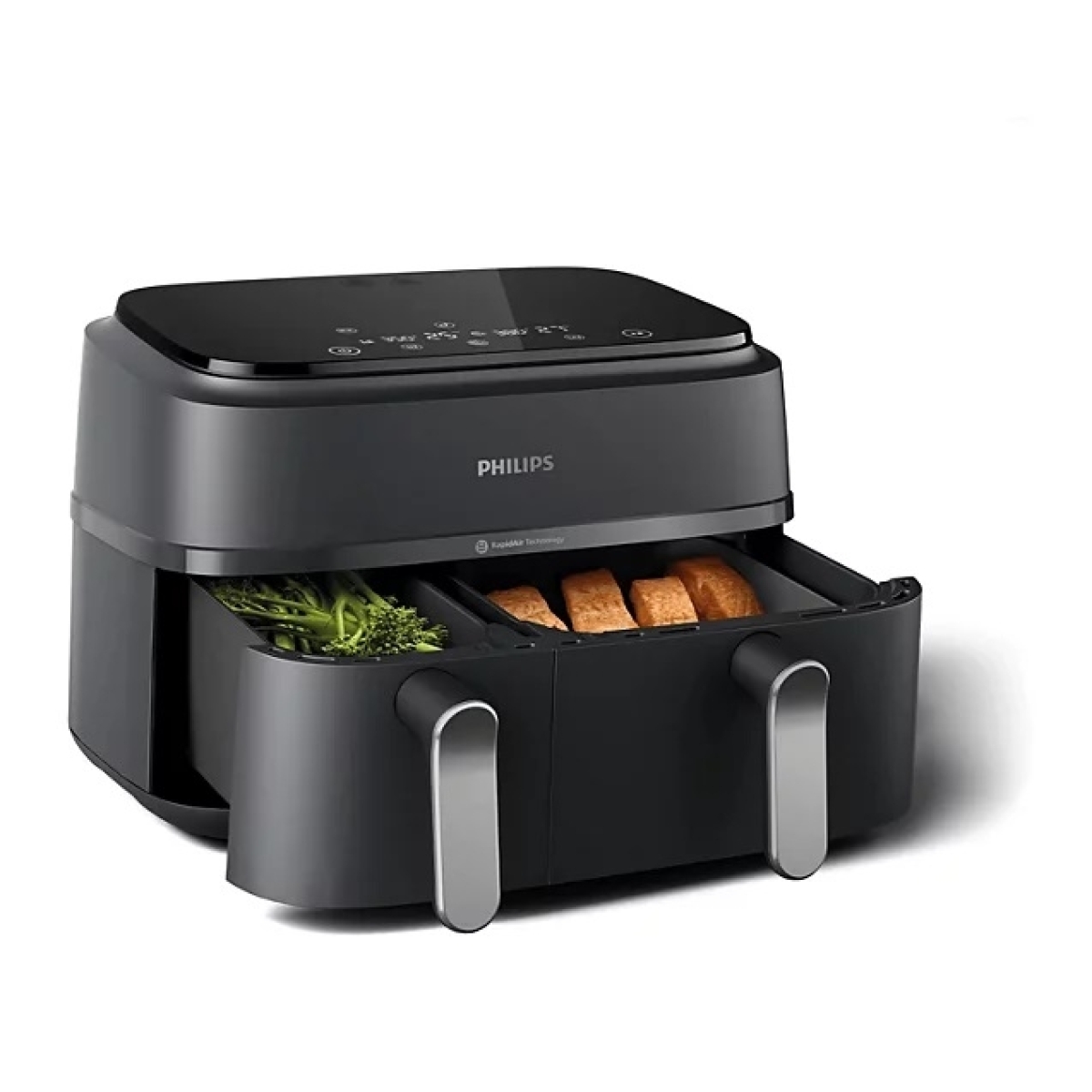 Philips Air Fryer με Διπλό Αποσπώμενο Κάδο 9lt Μαύρο NA352/00 - Image 4