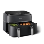 Philips Air Fryer με Διπλό Αποσπώμενο Κάδο 9lt Μαύρο NA352/00 - Image 4