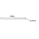 Bigstren Μεσινέζα Τετράγωνη Μήκους 100m και Πάχους 2.4mm 00021073 - Image 2