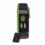 Denver Solar Powerbank 10000mAh με Μανιβέλα/Δυναμό Μαύρο PSO-10012 - Image 2