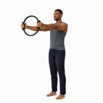 FITPADDY Pilates Ring 38cm Μαύρο PRING01BK - Image 4