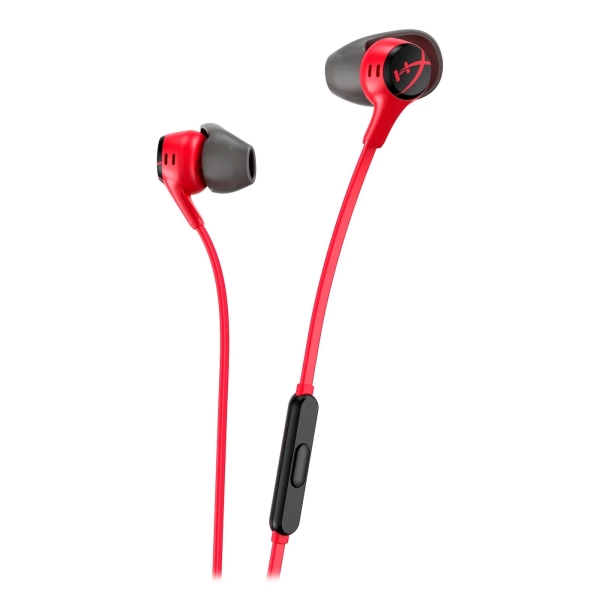 HyperX Cloud Earbuds II In Ear Gaming Headset με σύνδεση 3.5mm Κόκκινο