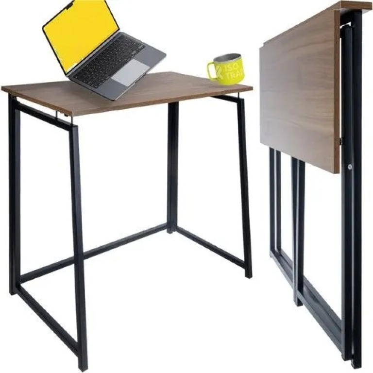 Ruhhy Φορητό Τραπέζι Πτυσσόμενο Για Laptop 80x75x40 cm Καφέ 00026116