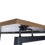 Ruhhy Φορητό Τραπέζι Πτυσσόμενο Για Laptop 80x75x40 cm Καφέ 00026116 - Image 3