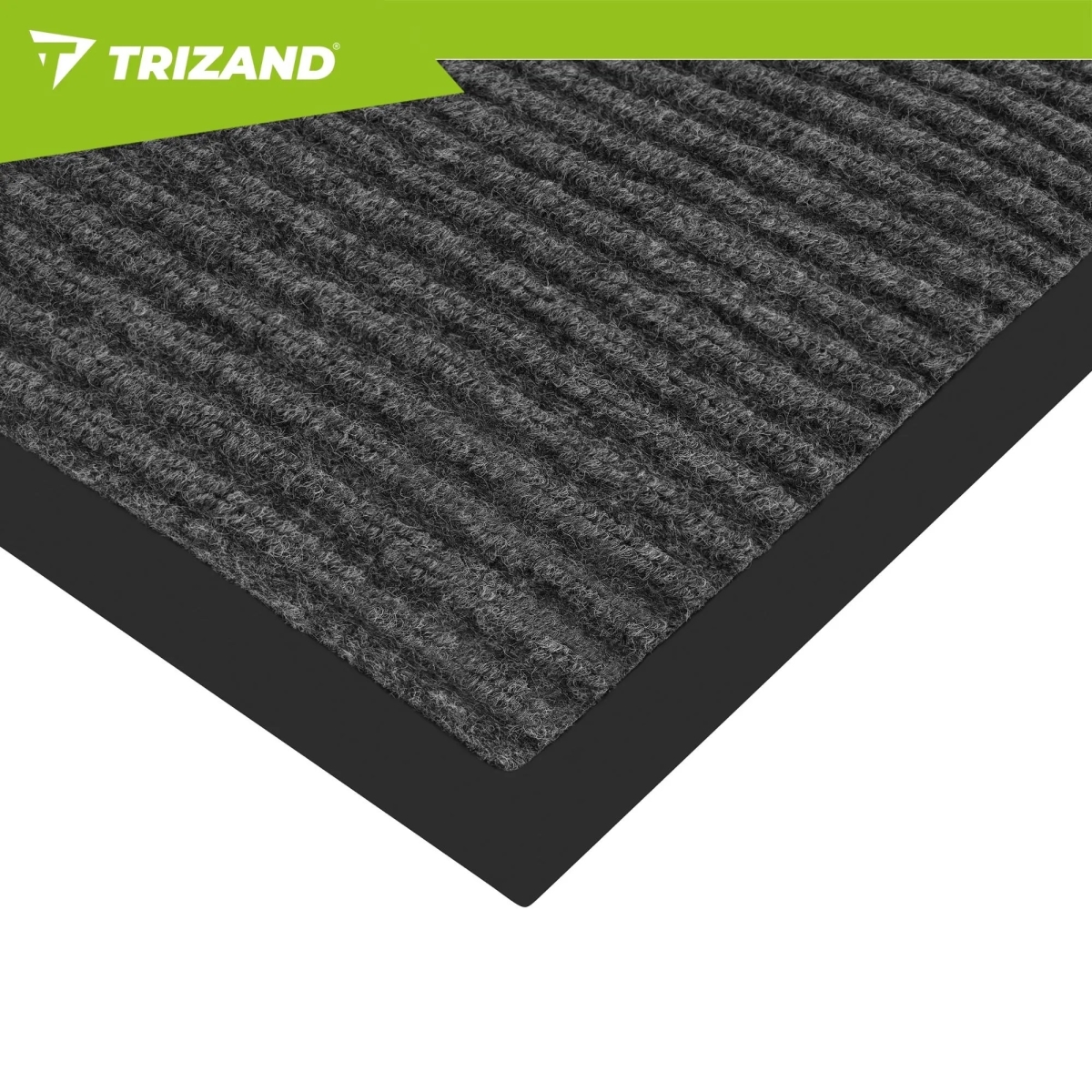 Trizand Πατάκι Εισόδου Αντιολισθητικό Μπεζ 80x120εκ. Πάχους 7mm Μαύρο 00027902 - Image 4