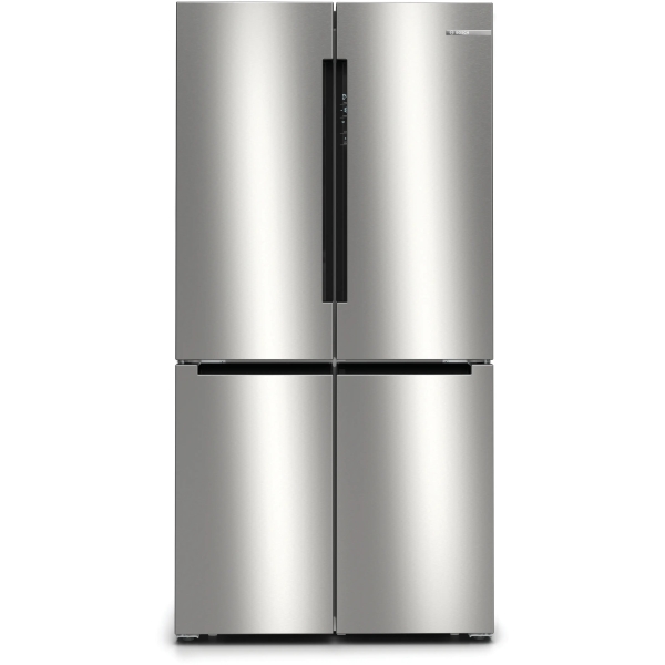 Bosch Ψυγείο Ντουλάπα 605lt Total NoFrost Υ183xΠ91xΒ73.1εκ. Brushed Steel Anti-Fingerprint KFN96VPEA