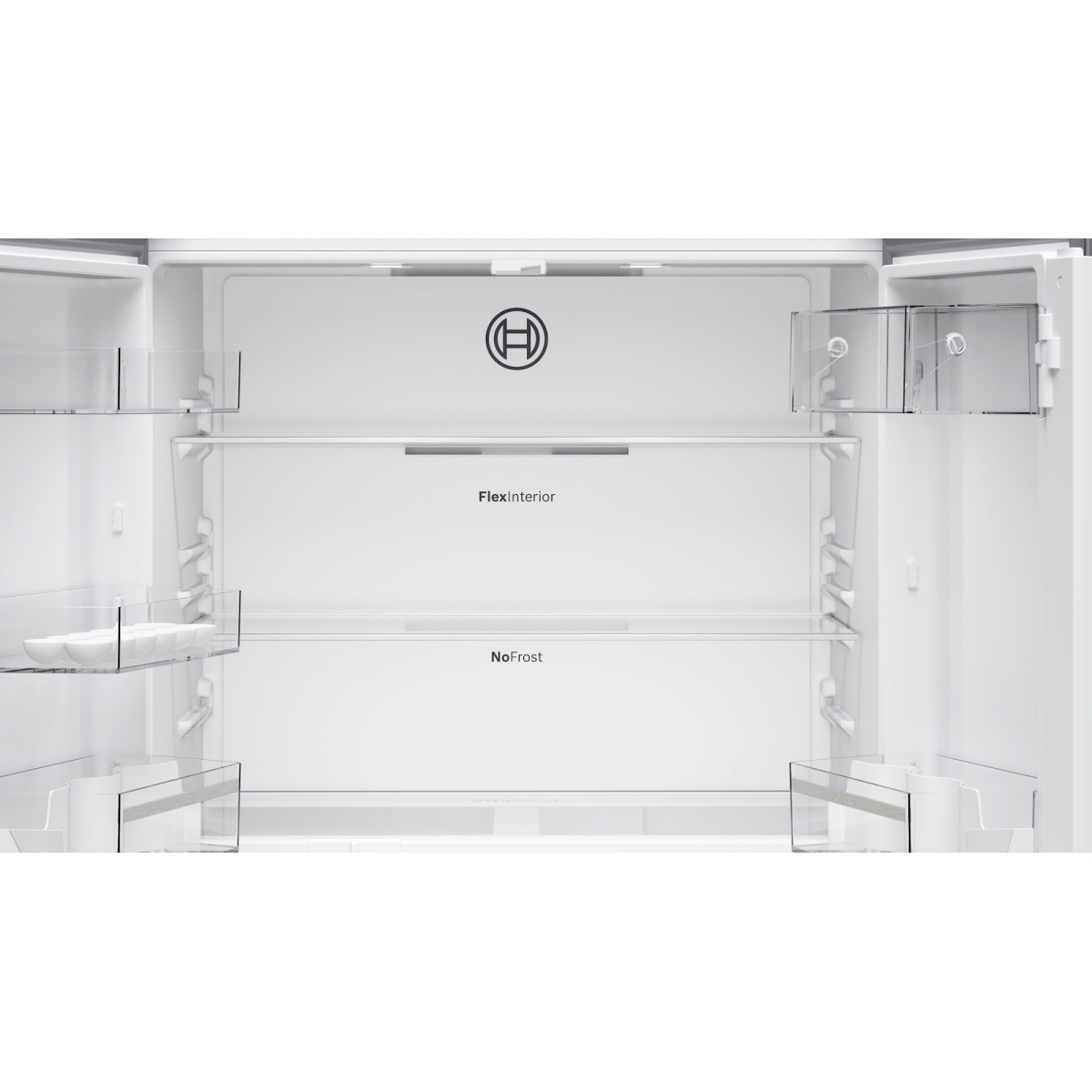 Bosch Ψυγείο Ντουλάπα 605lt Total NoFrost Υ183xΠ91xΒ73.1εκ. Brushed Steel Anti-Fingerprint KFN96VPEA - Image 2