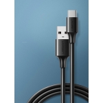 Ugreen Us287 Καλώδιο USB 2.0 USB-C male - USB-A 60W PD Μαύρο 1m 60116 - Image 3