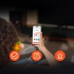 Meatmeet Pro Smart Ψηφιακό Θερμόμετρο Φούρνου με Bluetooth/WiFi app για grill, φούρνο, smoker - Μαύρο ME-BOX01 - Image 4
