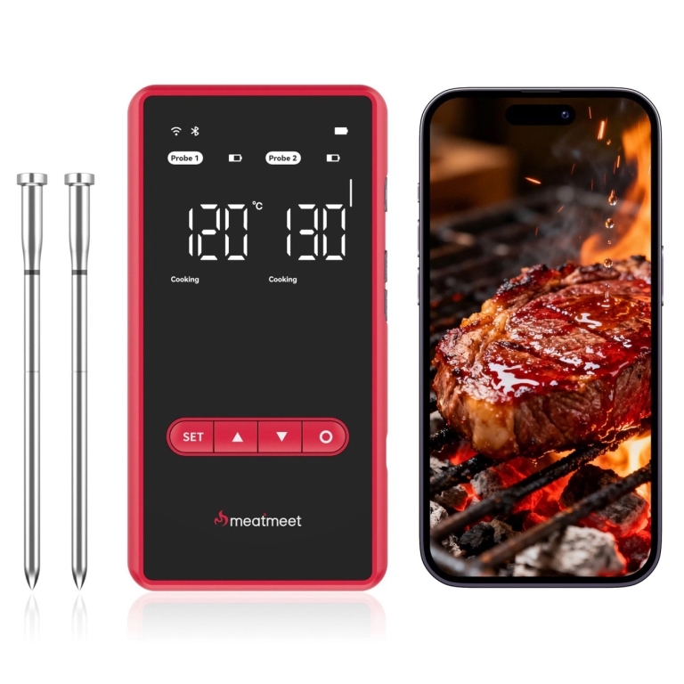 Meatmeet X Pro Ψηφιακό Θερμόμετρο Φούρνου με Bluetooth/WiFi App για Grill