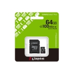 Kingston Κάρτα Μνήμης microSD 64GB Canvas Select+ G3 100MB/s με αντάπτορα SDCS3/64GB - Image 4