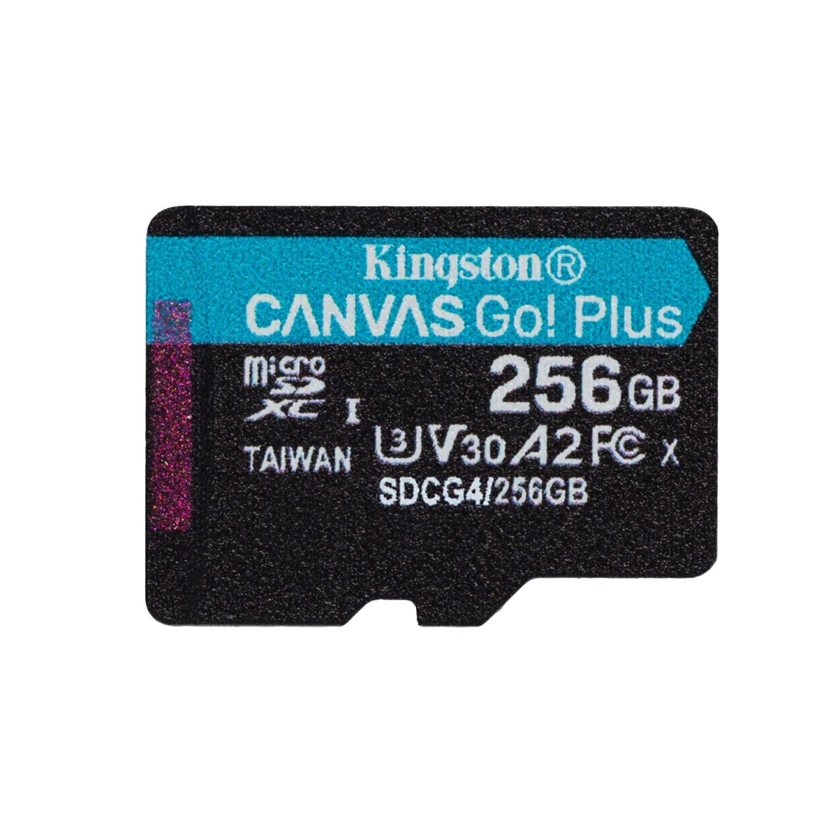 Kingston Κάρτα Μνήμης 256GB microSDXC Canvas Go Plus Gen4 200MB/s A2 U3 V30 με Αντάπτορα SDCG4/256GB - Image 2