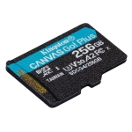 Kingston Κάρτα Μνήμης 256GB microSDXC Canvas Go Plus Gen4 200MB/s A2 U3 V30 με Αντάπτορα SDCG4/256GB - Image 3
