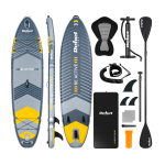 Rebel Φουσκωτή Σανίδα SUP 335x84x15 cm Γκρι RBA-4507-G
