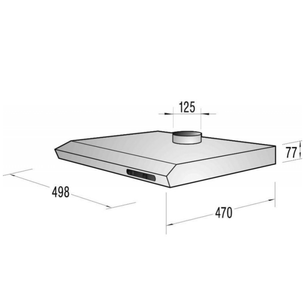 Beko Ελεύθερος Απορροφητήρας 50cm Inox CFB5310X - Image 3