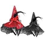 Στέκα Καπέλο Μάγισσας με Πούλιες 26x20cm Carnavalista 232473 - 1 τμχ