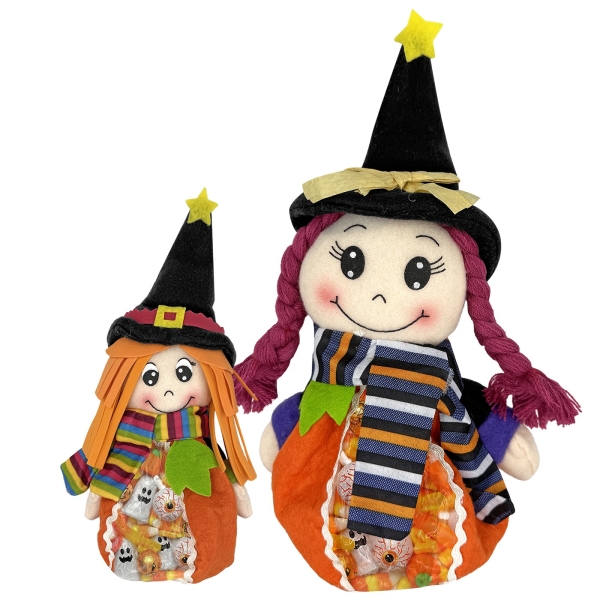 Μάγισσα Πάνινη με Πουγκί Γλυκών  Carnavalista 232649 - 1 τμχ