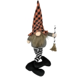 Gnome Πάνινος με Σκούπα 42cm Carnavalista 232650 - 1 τμχ
