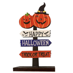 Διακοσμητικό Halloween Ξύλινο Επιτραπέζιο 15x8cm Carnavalista 232680 - 1 τμχ - Image 2
