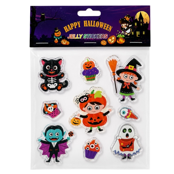 Αυτοκόλλητα 3D Halloween σετ=9 τεμ 24x20cm Carnavalista 232779 - 1 τμχ