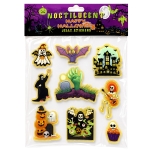Αυτοκόλλητα 3D Φωσφοριζέ Halloween σετ=9 τεμ 24x20cm Carnavalista 232780 - 1 τμχ