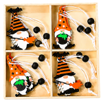 Στολίδια Ξύλινα Halloween σετ=12τεμ Σύνολο=14x14cm τεμ=6cm Carnavalista 232835 - 1 τμχ - Image 2