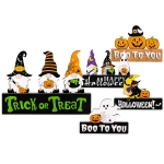 Επιτραπέζιο Ξύλινο Διακοσμητικό Halloween 16x11cm Carnavalista 232838 - 1 τμχ