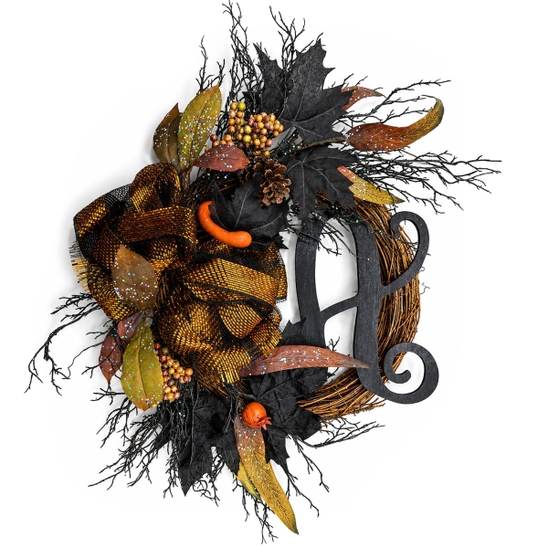 Στεφάνι Halloween με Διακόσμηση 45x ø30cm Carnavalista 232848 - 1 τμχ