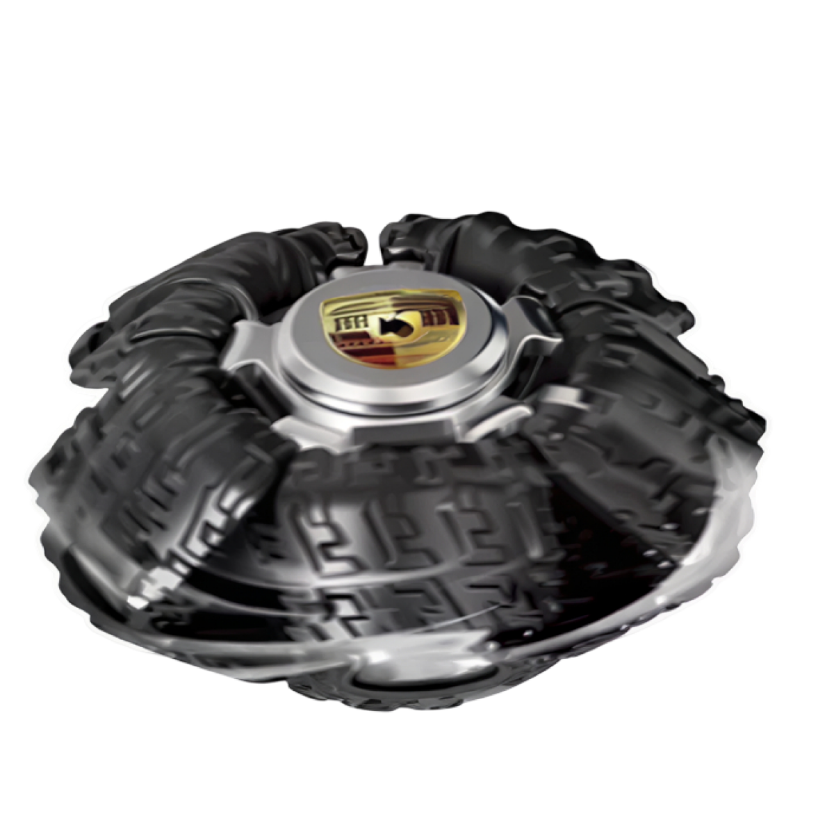 3D Anti Stress Fidget Spinner Press & Rotate σε Σχήμα Ελαστικού Αυτοκινήτου