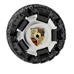 3D Anti Stress Fidget Spinner Press & Rotate σε Σχήμα Ελαστικού Αυτοκινήτου