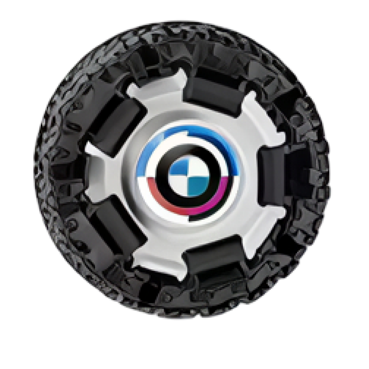3D Anti Stress Fidget Spinner Press & Rotate σε Σχήμα Ελαστικού Αυτοκινήτου