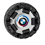 3D Anti Stress Fidget Spinner Press & Rotate σε Σχήμα Ελαστικού Αυτοκινήτου