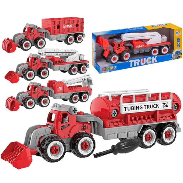 Τρακτέρ Free Wheels Πυροσβεστικής 33x12x8cm ToyMarkt 913646 - 1 τμχ