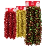 Γιρλάντα Tinsel Κατσαρή Χριστουγεννιάτικη 3m Bunny's 932347 - 1 τμχ