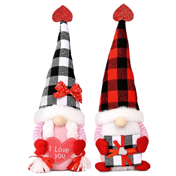 Νάνος Πάνινος με Δώρο Καρδιά 28cm ToyMarkt 99566 - 1 τμχ