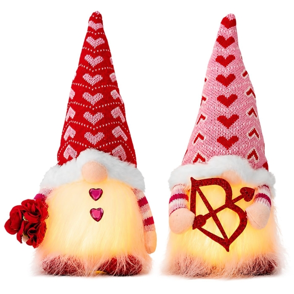 Νάνος Διακοσμητικός Valentine με φως 30cm ToyMarkt 99567 - 1 τμχ