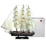 Καράβι Ξύλινο Μεγάλο 72x68x12cm Xmasfest 1131896 - 1 τμχ