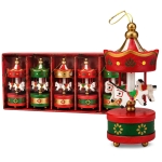 Καρουζέλ Στολίδια Ξύλινα Κρεμαστά 6 τεμ 21x9cm Xmasfest 1132733 - 1 τμχ