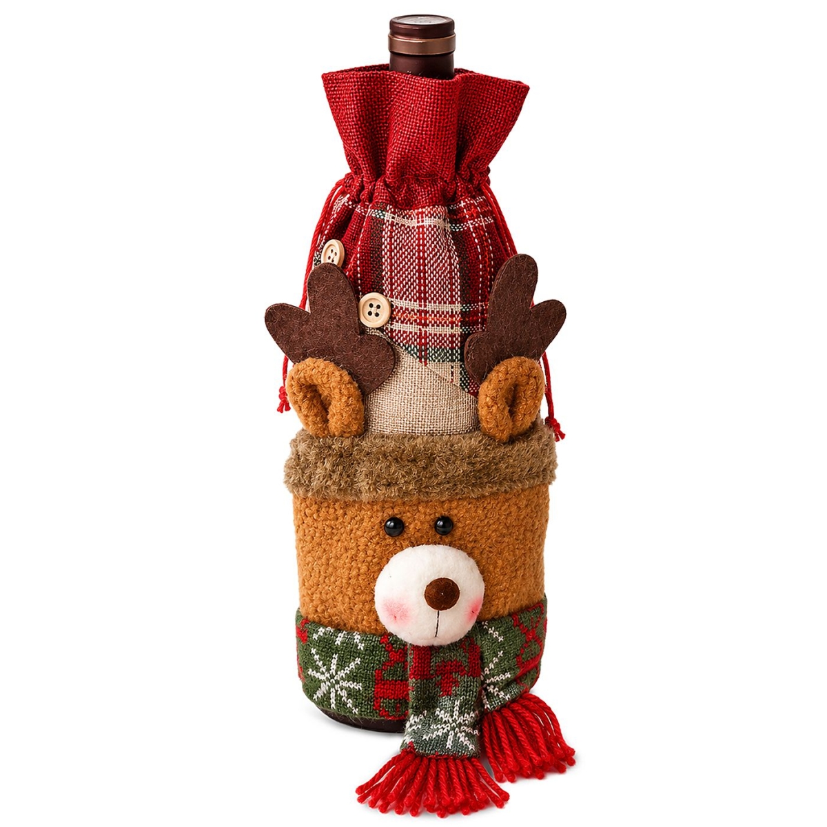 Θήκη Κρασιού με 3D Άγιο 32cm Xmasfest 1133953 - 1 τμχ - Image 2